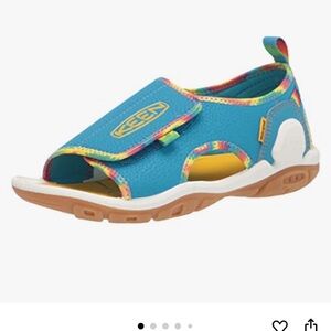 Keen Kids Blue and Rainbow Sandals